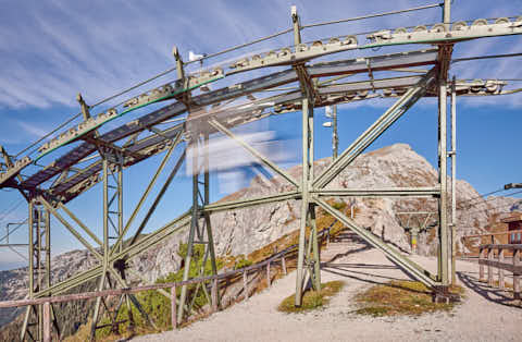 Gemeinde Schönau Landkreis Berchtesgadener_Land Jenner alte Jennerbahn Bergstation (Dirschl Johann) Deutschland BGL